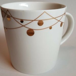 Starbucks mug gold ornaments